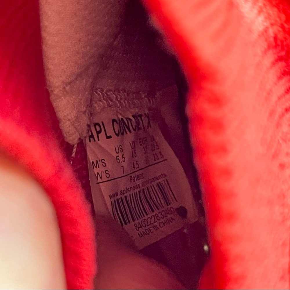 APL‎ Concept X Sneaker Red High Top Women's 7 Basketball Spring Tech Streetwear - Picture 13 of 13